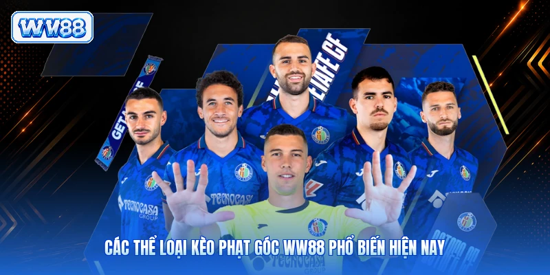 Các thể loại kèo phạt góc WW88 phổ biến hiện nay